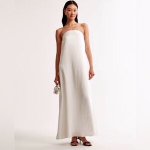 Abercrombie | Strapless Trapeze Dress | Size Small Petite